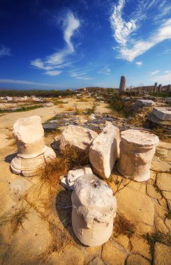 Delos, Yunanistan adada antik kalıntılar