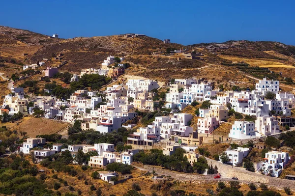 Tradiční vesnice Kourounohori, ostrov Naxos, Řecko — Stock fotografie