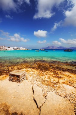 Megali Ammos beach ve Chora, Pano Koufonisi limanda