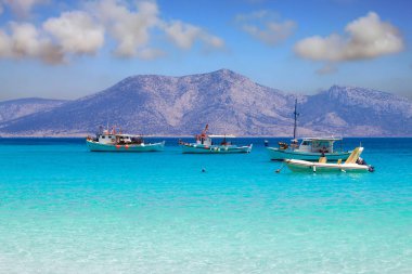 Megali Ammos beach ve Chora, Pano Koufonisi limanda