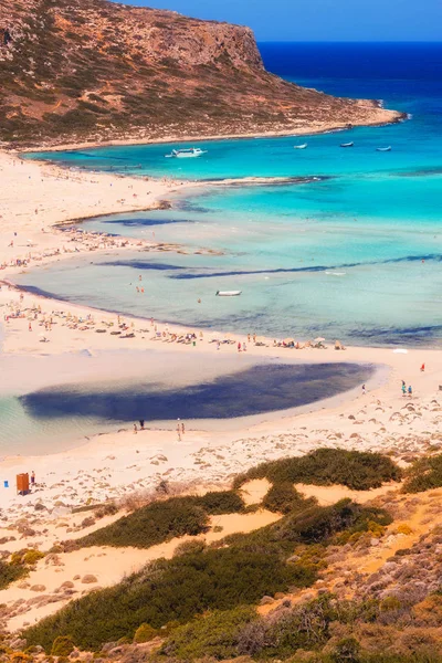 クレタ島、ギリシャで有名な浴槽ラグーン — ストック写真