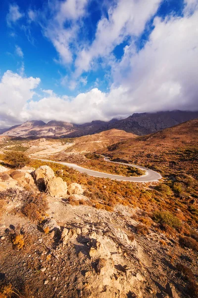 Catena montuosa di Ida nel lato sud dell'isola di Creta, Grecia — Foto Stock