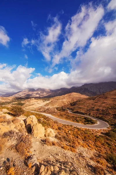 Catena montuosa di Ida nel lato sud dell'isola di Creta, Grecia — Foto Stock