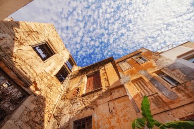 9.9.2016 - eski şehir Rethymno, Crete genel mimarisinde
