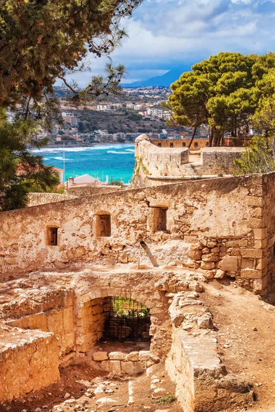 Fortezza of Rethymno - The Venetian Fortress in the Old Town of Rethymno, Crete — Stock Photo, Image