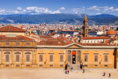 5.05.2017 - kostüm Galeri bina, Palazzo Pitti Pitti Sarayı - eski Medici ailesinin parçası Floransa, İtalya