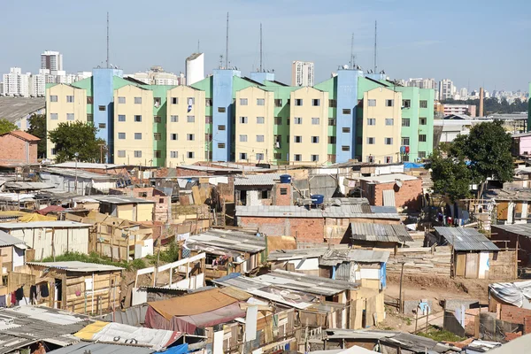 Favela in São Paulo — Stockfoto