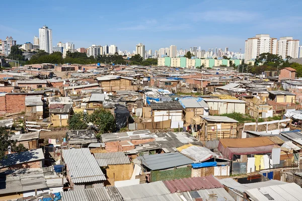 Favela em São Paulo — Fotografia de Stock