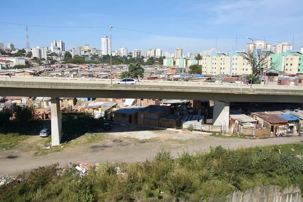 Favela em São Paulo — Fotografia de Stock