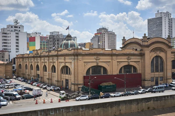 Mercato comunale nella città di San Paolo — Foto Stock