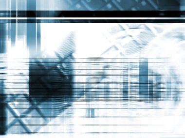 Arka plan üç boyutlu teknoloji kavramı.