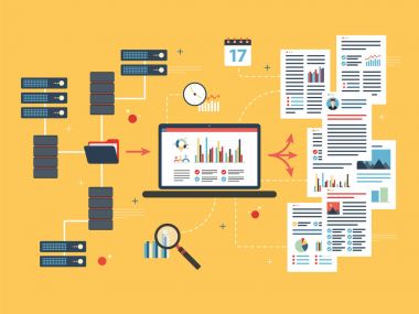 Bulut bilgi işlem aygıtlarına, veri ağ ve iş karar destek sistemi. 