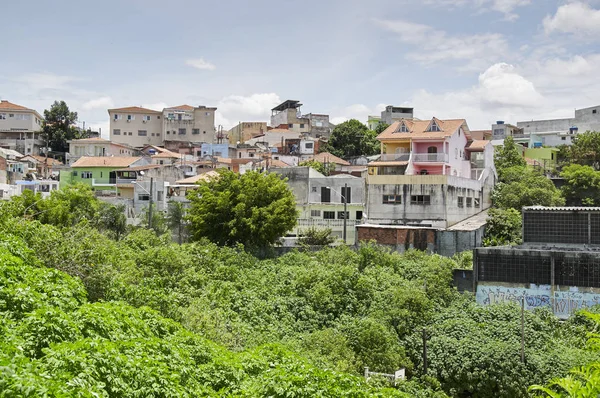 Pobreza na favela da cidade de São Paulo — Fotografia de Stock