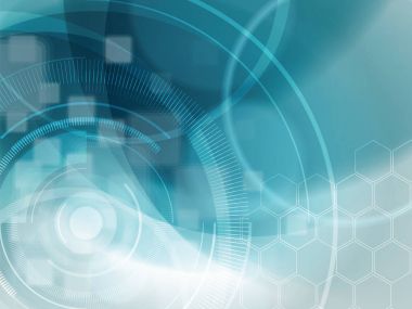 mavi arka plan ile altıgenler.