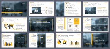 Sunu şablonları için Infographics unsurları