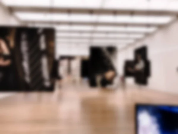 Galleria d'arte con effetto sfocato sulla foto . — Foto Stock