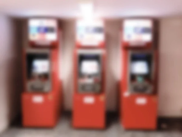 Máquina ATM no shopping . — Fotografia de Stock