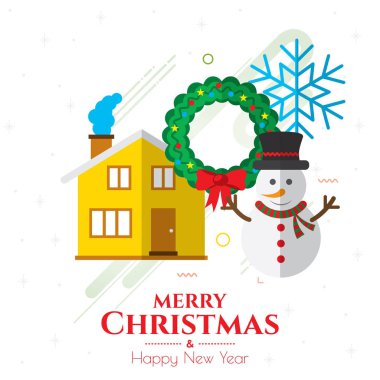 Noel simgeleri internet banner arka plan.