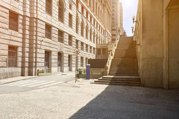 Staircase in downtown of Sao Paulo city. — Stock Photo, Image