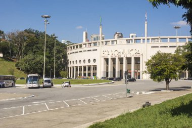 Sao Paulo 'daki Pacaembu Stadyumu ve Futbol Müzesi.