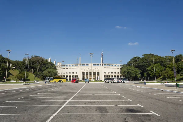 Estadio Pacaembu y Museo de Fútbol de Sao Paulo . — Foto de Stock