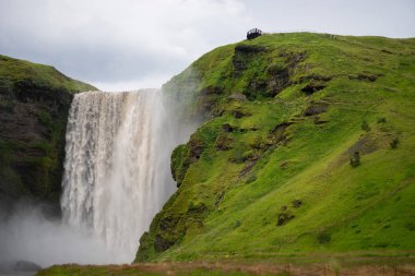 Skogafoss waterfall, the biggest waterfall in Skogar. Iceland