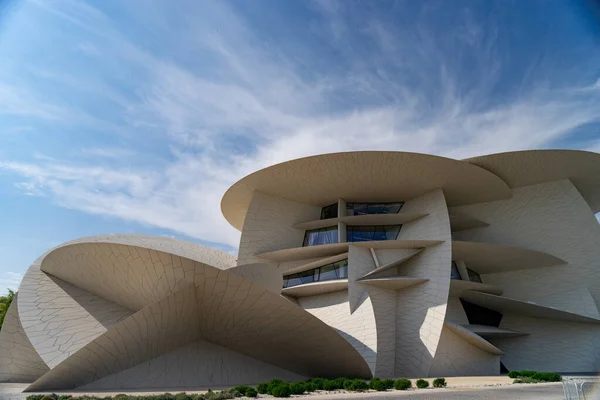 Doha, Katar - 02 Ocak 2020: Katar Ulusal Müzesi