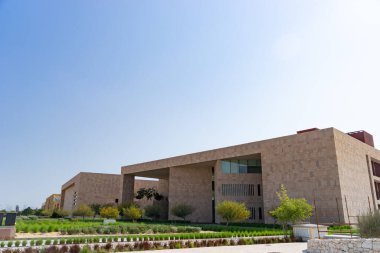 Doha, Katar, Ocak 03 2020 - Doha Katar 'daki Katar vakıf camiinin manzarası