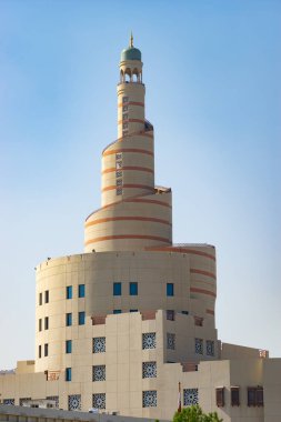 Katar, Doha, Ocak 2020: Souq Waqif 'deki eski şehir - Doha' daki doğu pazarı