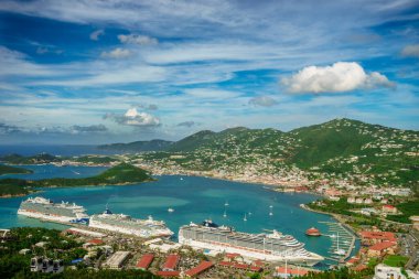 Üç yolcu gemilerine, Thomas, St bağlantı noktası, Virgin Adaları