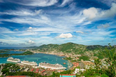 Üç yolcu gemilerine, Thomas, St bağlantı noktası, Virgin Adaları