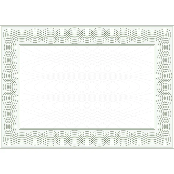 Cadre pour certificat — Image vectorielle