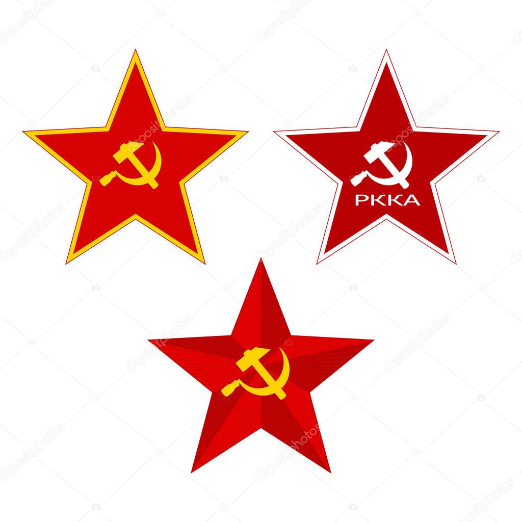 Red Soviet Star.