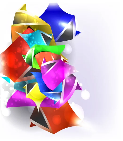抽象背景-几何设计元素 — 图库矢量图片