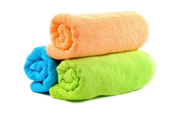 Βαμβακερές πετσέτες πολύχρωμο — Φωτογραφία Αρχείου