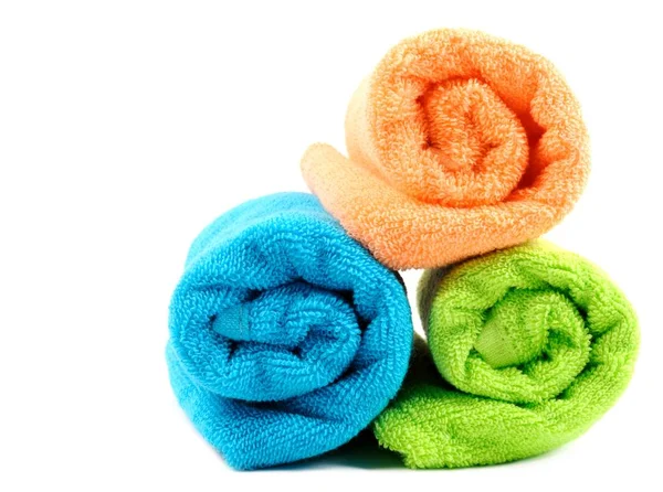 Baumwolle bunte Handtücher — Stockfoto
