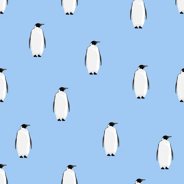 Pinguim bonito sem costura Ilustração De Bancos De Imagens