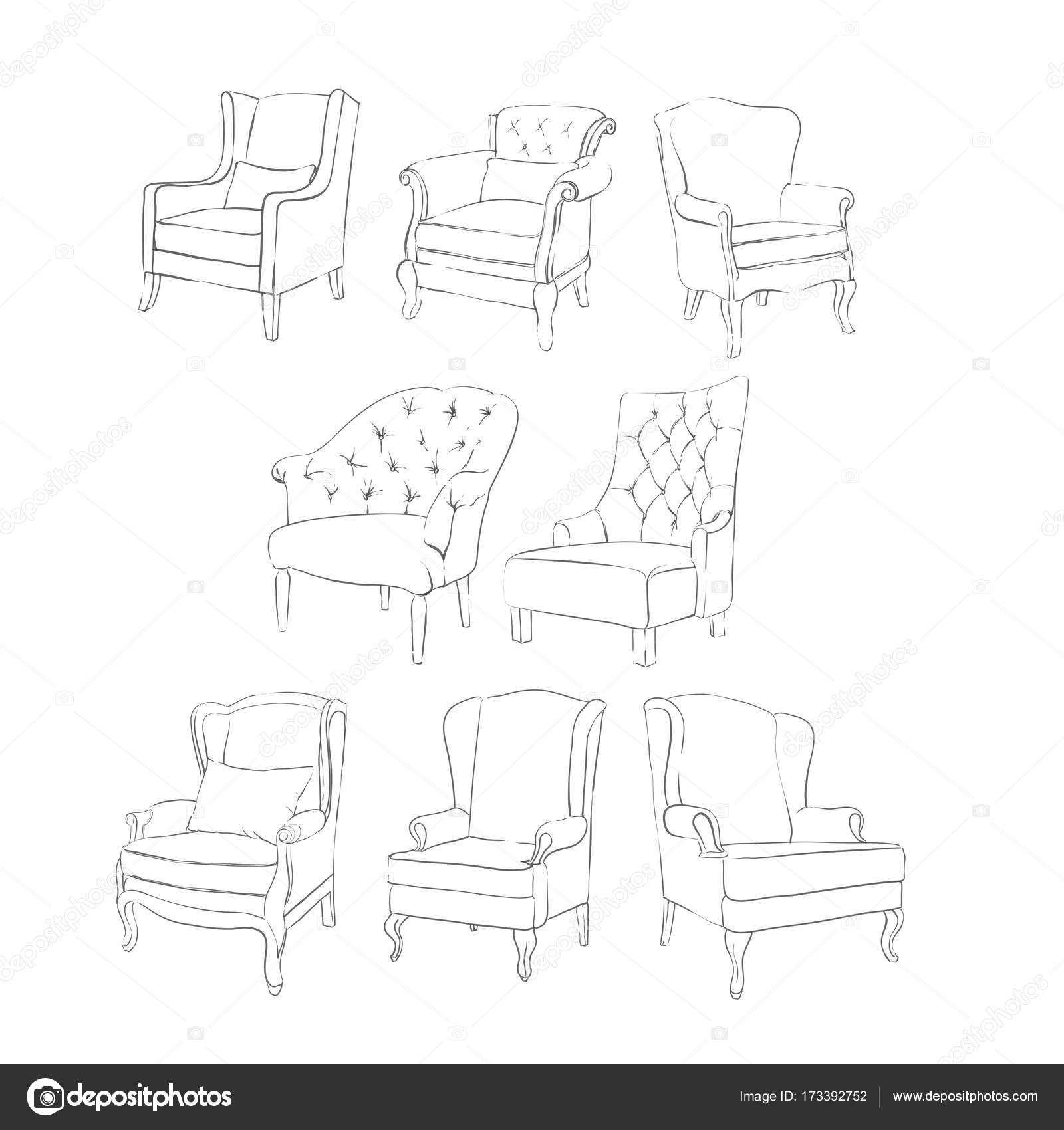 Drawings Pencil Sketches Of Chairs Exquisite Pencil Drawing