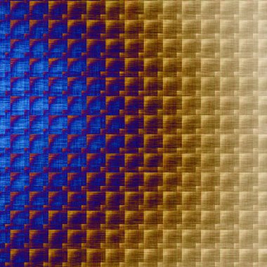 Parlak Festival arka plan mavi ve kahverengi konu ve hücreleri, metalik kumaş arka plan ile