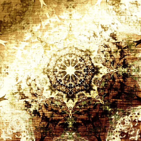 Altın Christmas desen, geleneksel aşiret elemanları ile metalik oryantal daire. Zarif lüks doku duvar kağıtları, reklam, sayfa dolgu, kitap vb kapsar. Altın boho Tekstil arka plan