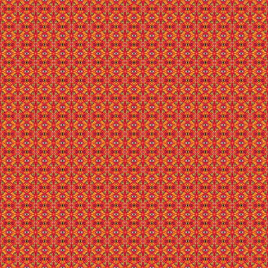 Kabile geleneksel öğeleri ile renkli Hint seamless modeli. Geometrik arka için Tekstil, sayfa dolgu, doku ve boho kitap kapsar