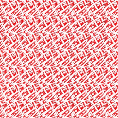 Özgün kabile geometrik semboller, süslü Dikişsiz desen renkli duvar kağıdı, kağıt ambalaj