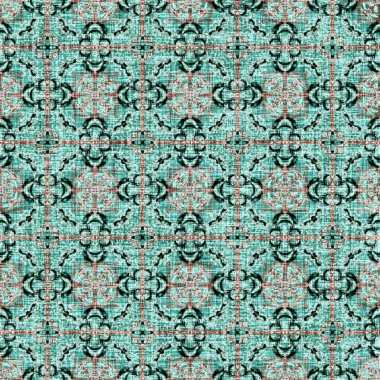 Renkli desen Hint kabile geleneksel öğeleri. Boho Tekstil arka plan, oryantal etnik süsleme