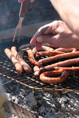 barbecure sosis ızgara