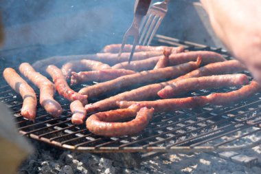 barbecure sosis ızgara