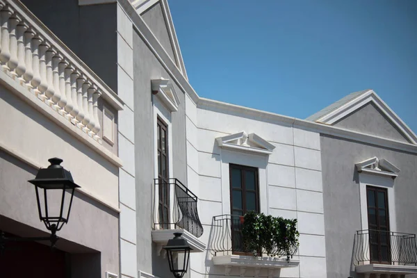 Vista Esterna Della Casa Con Particolare Finestra — Foto Stock