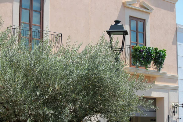 Vista Sul Paesaggio Urbano Con Alberi Verde — Foto Stock