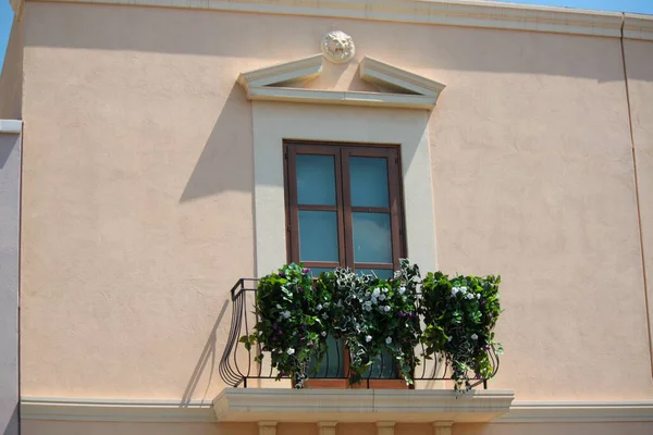 Vista Esterna Della Casa Con Particolare Finestra — Foto Stock