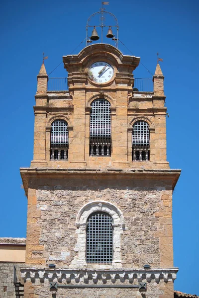 Vista Externa Igreja Católica Barroca Siciliana — Fotografia de Stock