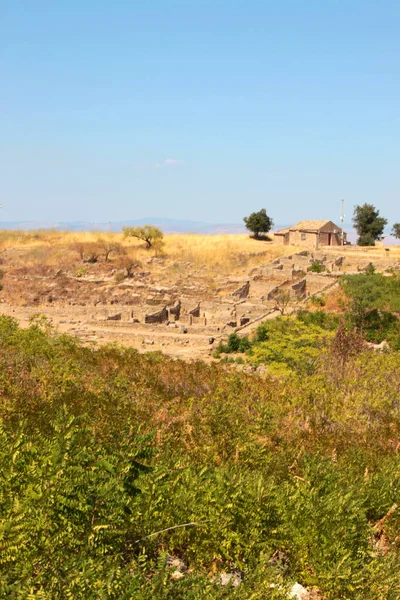 Vista Natural Del Paisaje Agrícola Centro Sicilia — Foto de Stock